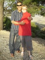 minä mieheni kanssa kesällä 2010