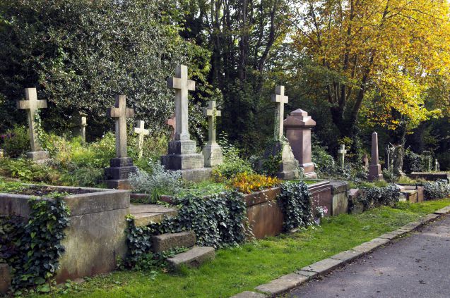 Hautakiviä Highgate-hautausmaalla