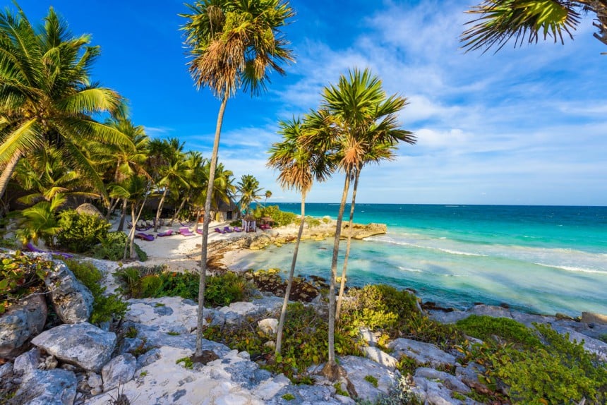 Turistien suosimasta Cancunista löytyy myös rauhallisempia rantoja. Kuva: © SimonDannhauer | Dreamstime.com