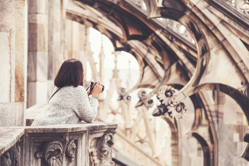 Milanon katedraalissa riittää kuvattavia yksityiskohtia. Kuva: Soloway | Dreamstime.com