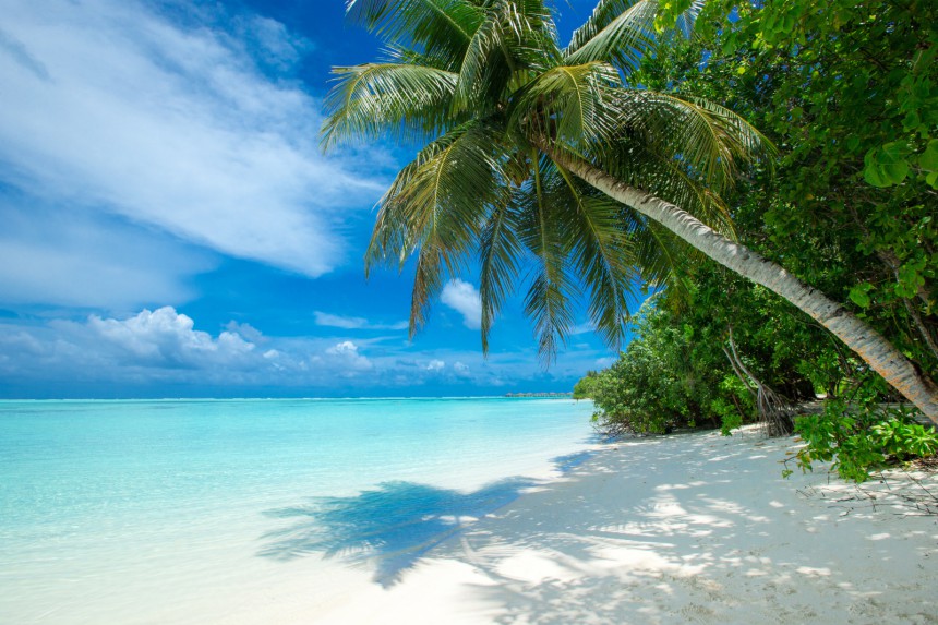 Malediiveilla on rantaelämän lisäksi upeat puitteet moniin vesiurheilulajeihin. Kuva: Pakhnyushchyy | Adobe Stock