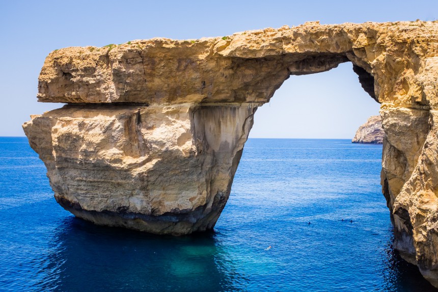Sininen ikkuna oli yksi Maltan kuvatuimmista kohteista.