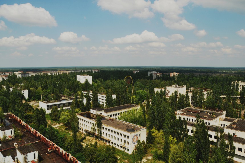 Chernobylin autioituneeseessa kaupungissa vierailee nykyisin noin 10000 matkailijaa vuodessa. Kuva: © Brainontheplate | Dreamstime.com