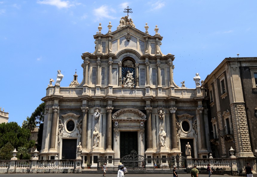 Catanian keskustan komea Duomo di Sant'Agata