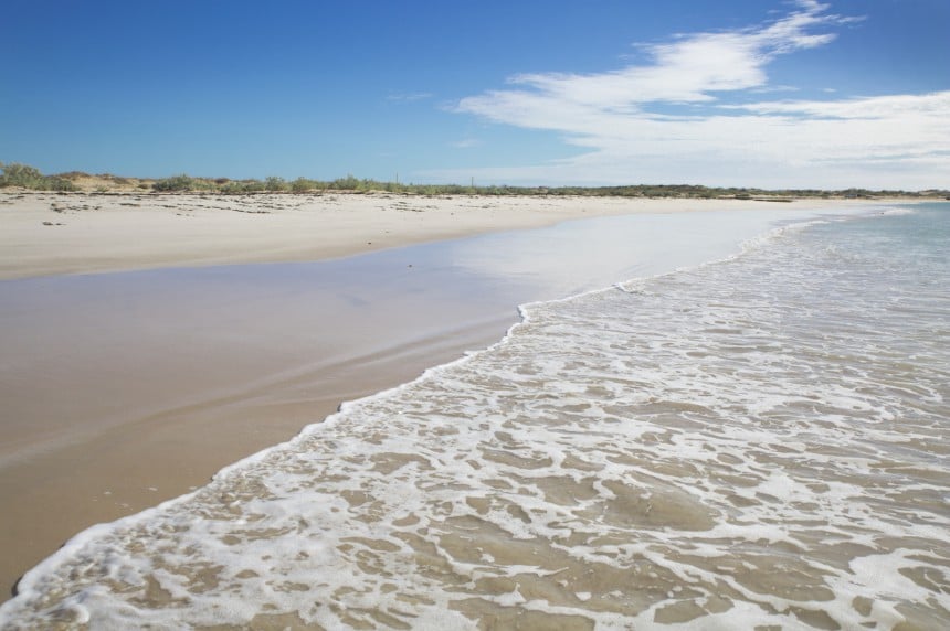 Ningaloo on sukeltajien unelma. Alueella on myös erittäin kauniita hiekkarantoja.