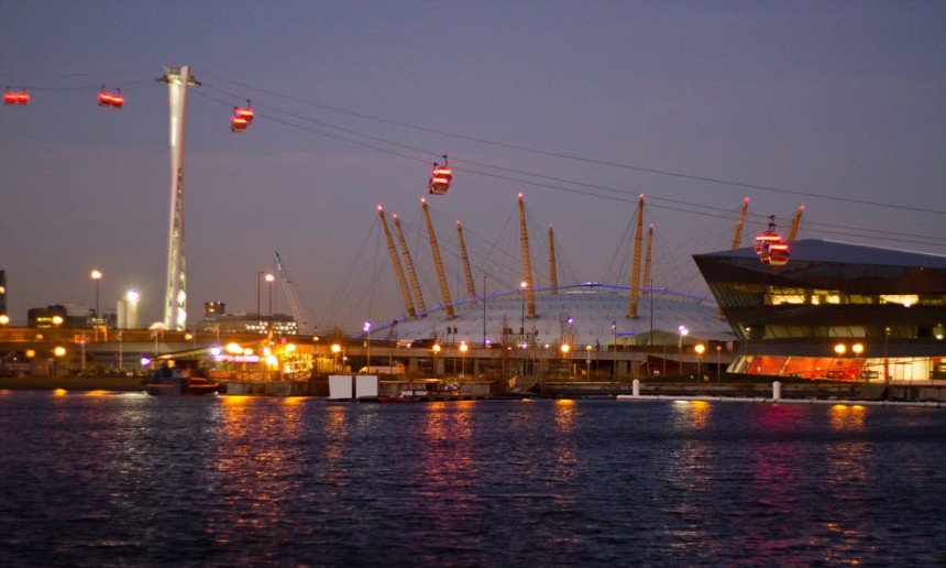 Lontoossa Thamesin ylittävä köysirata on jäänyt harmillisen alikäytetyksi. Kuva: © Viorel Dudau | Dreamstime.com
