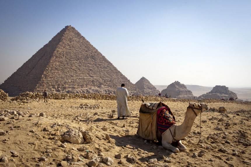 Gizan pyramidit houkuttelevat vuosittain valtavasti turisteja. Kuva: Kinglau | Dreamstime.com