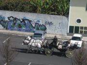 Ponta Del Gada, osataan täälläkin graffiteja