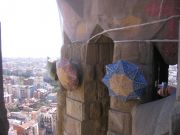 Sagrada Familia, näkymä portailta