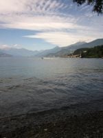 Como -järvi Bellagion rannasta käsin