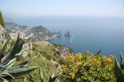  Anacaprin Monte Solarolta näkymä Caprin kaupunkiin