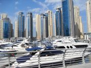 Näkymä hotellistamme Dubai Marinan alueella.