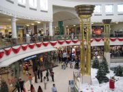 Dubai Mall -ostoskeskus jouluna 2009