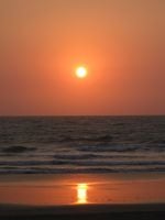 Auringon lasku Auswem Beach 4.3.2010