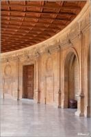 Alhambra - Carlos V palatsin sisältä