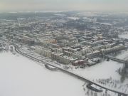 Hämeenlinnan keskustaa talvella