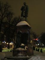 J.L.Runebergin patsas Esplanadin puistossa