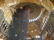Hagia Sophia - sisäremontti käynnissä