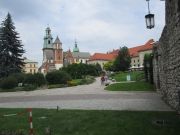 Wawel linnaa kuin myös pihalta