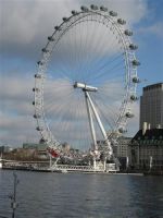 London eye, helmikuussa 2009