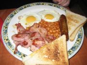 Englantilainen aamiainen,helmikuussa 2009