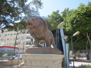 Limassolin puistosta, jossa vietetään jokavuosi Viinifestivaaleja.. (emme olleet siinä mutta näimme miten puistoa koristeltiin)