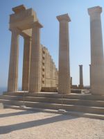 Akropolis Lindos restauroituja