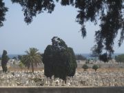 Rodoksen kaupungin laidalla valtava hautausmaa