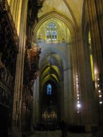 Sevillan katedraali sisäpuolelta 