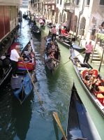 Venetsia, tungosta kanavalla