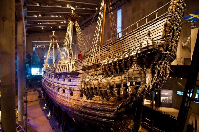 Vasa-museo on kiinnostava kohde myös lapsille.