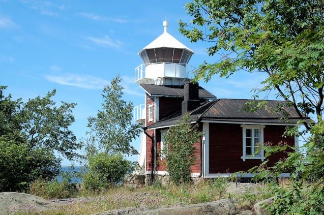 Majakkasaari Kallo Porin Mäntyluodossa. Kuva: Minna-Liisa Salonsaari