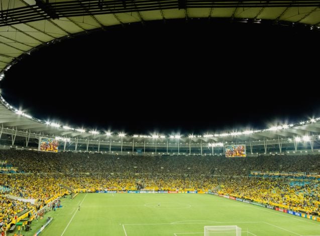 Maracanã-stadionilla tunnelma on korkealla.
