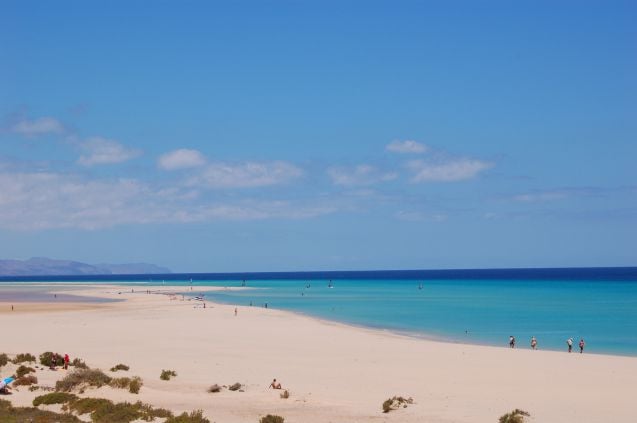 Play de Sotaventon ranta on yksi parhaista Fuerteventuralla.