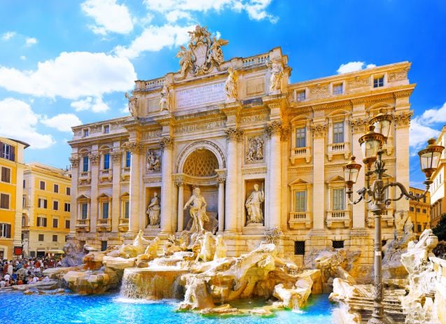 Fontana di Trevi, Rooma