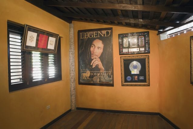 Reggae-musiikin legendalle, Bob Marleylle, omistettu museo.