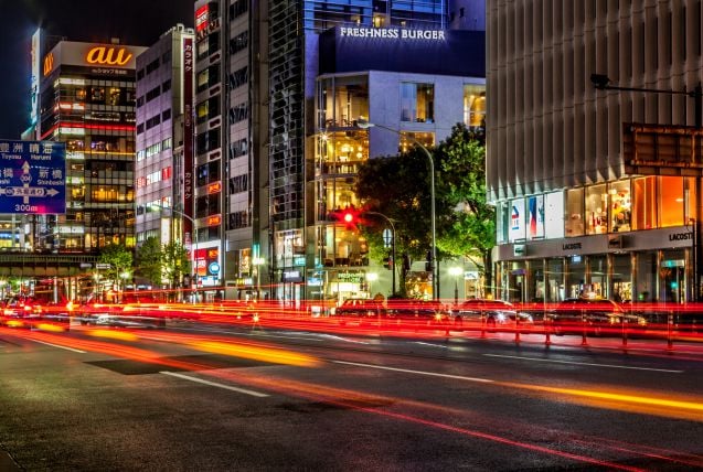 Ginza on shoppailijan paratiisi.