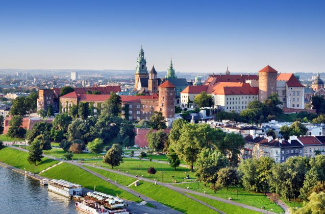 Veiksel-joen molemmin puolin kulkee Wisla Boulevards. Kuva: © Krzysztof Nahlik | Dreamstime.com