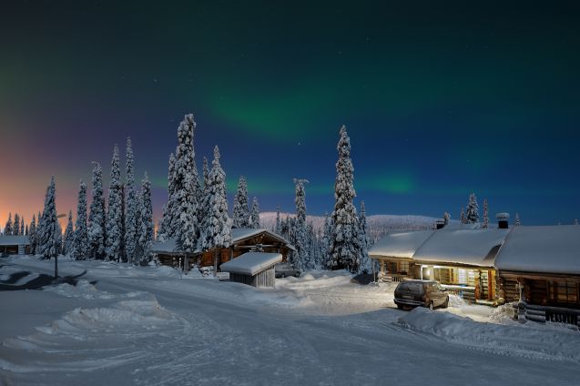Ruka on yksi Suomen tunnetuimmista laskettelukohteista. Kuva: © Roman Rodionov | Dreamstime.com