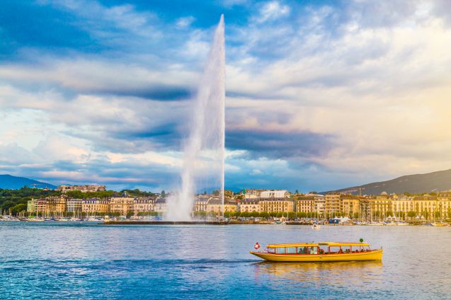 Jet d’Eau on Geneven ehdoton maamerkki.