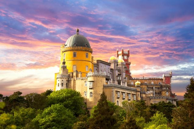 Palacio de Pena on upea ilmestys. Kuva: © Taiga | Dreamstime.com