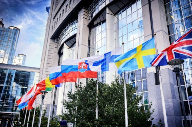 EU:n parlamenttitalo Brysselissä