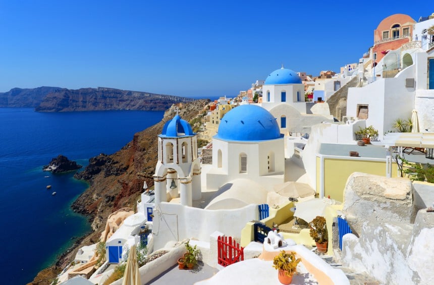 Santorini on Kreikan kuvauksellisimpia saaria. Kuva: Haris Vythoulkas | Dreamstime.com