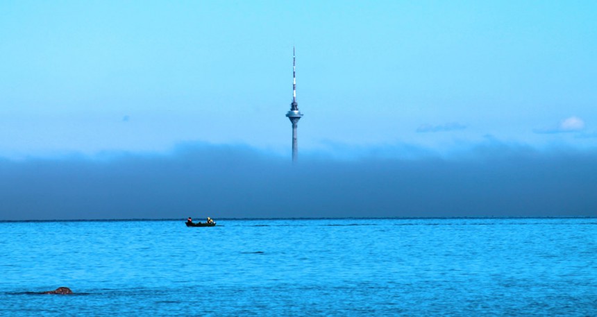 Tallinnan tv-torni näkyy kauas merelle. Kuva: © Dimmex | Dreamstime.com