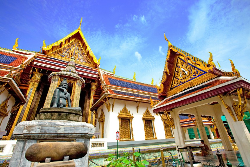 Bangkokin Suuri palatsi on yksi maailman koristeellisimpia palatseja. Kuva: © Juriah Mosin | Dreamstime.com