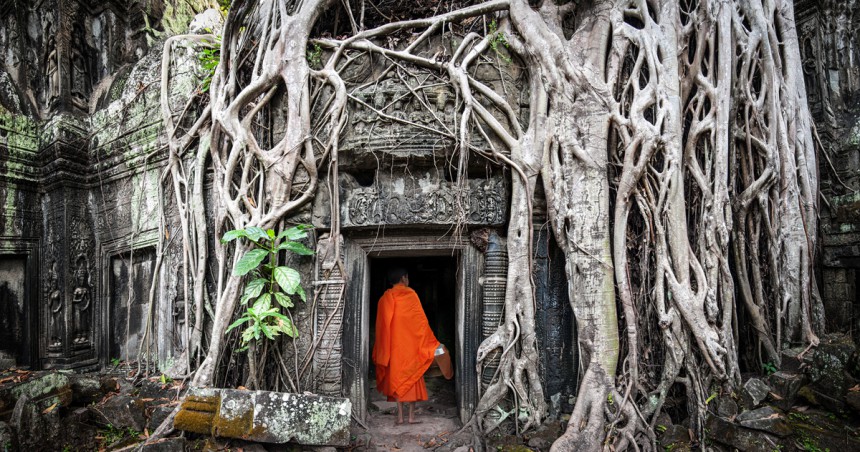Angkor Watin alueeseen kuuluu myös Ta Prohmin mystinen temppeli. Kuva: © Sergeychernov | Dreamstime.com