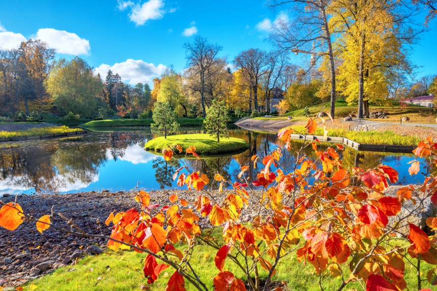 Tallinnan Kadriorgin puisto on kaunis myös syksyllä. Kuva: © Valery Bareta | Dreamstime.com