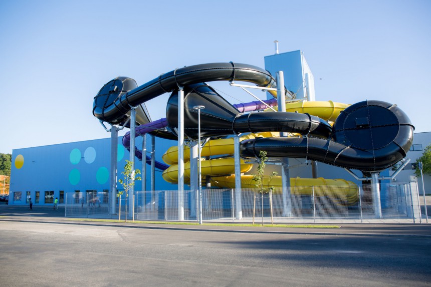 Atlantis H2O Aquapark sijaitsee Viimsi Span yhteydessä. Kuva: Ebookers