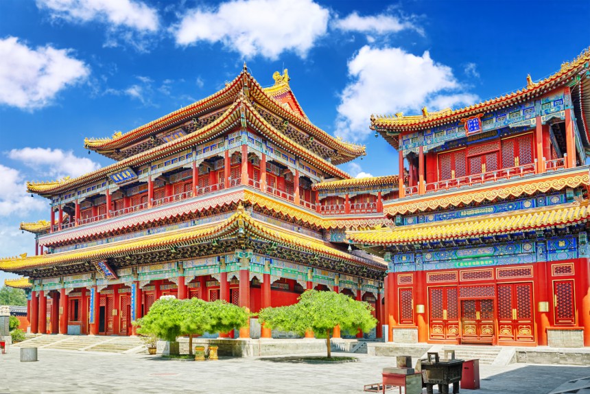 Lama-temppeli Pekingissä. Kuva: BRIAN_KINNEY | Adobe Stock