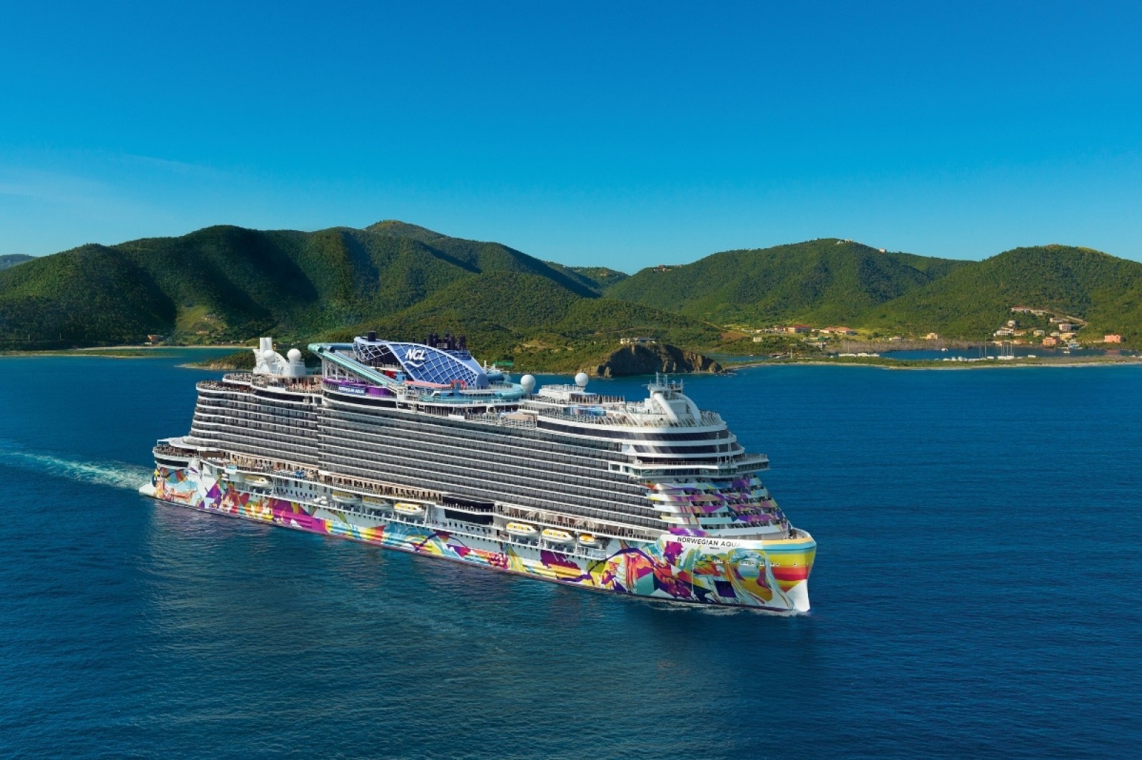 Norwegian Aqua on Norwegian Cruise Linen uutuusalus. Kuva: NORWEGIAN CRUISE LINE